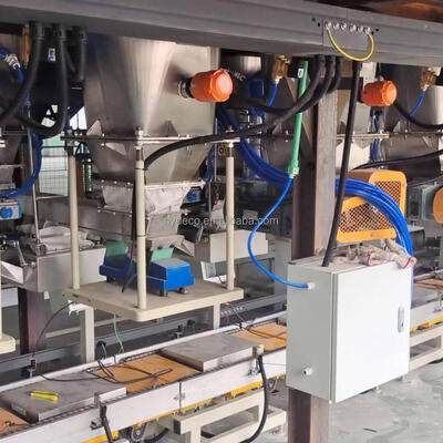 PLC Control Mixer Weighing Conveyor Automatic Batching System